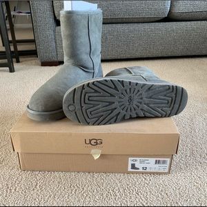 Gently Worn - Men’s Grey Classic Short Ugh Boot